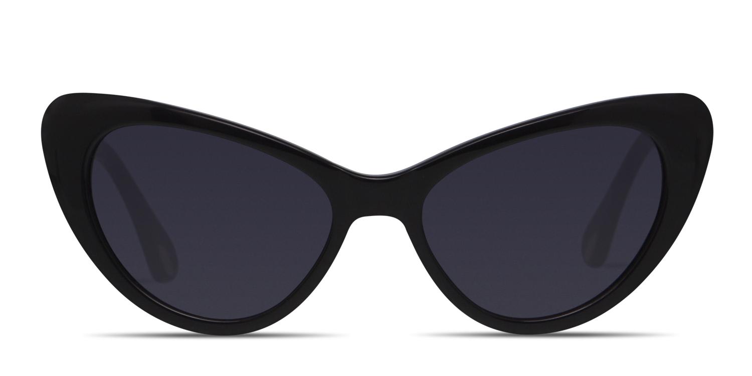 Amelia E. Lynna Shiny Black Prescription Sunglasses