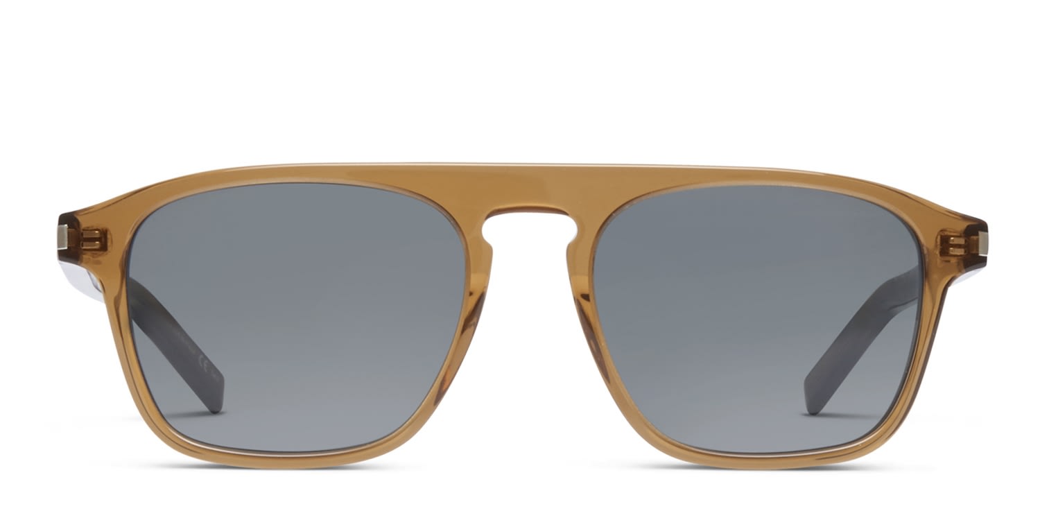 Saint Laurent SL 158 Clear Brown Prescription Sunglasses