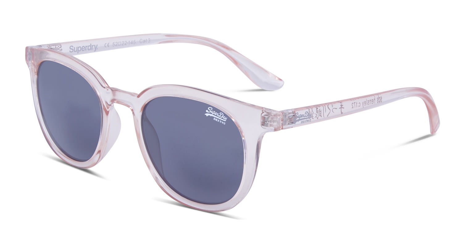 Superdry SDS-Hensley Clear Pink Prescription Sunglasses