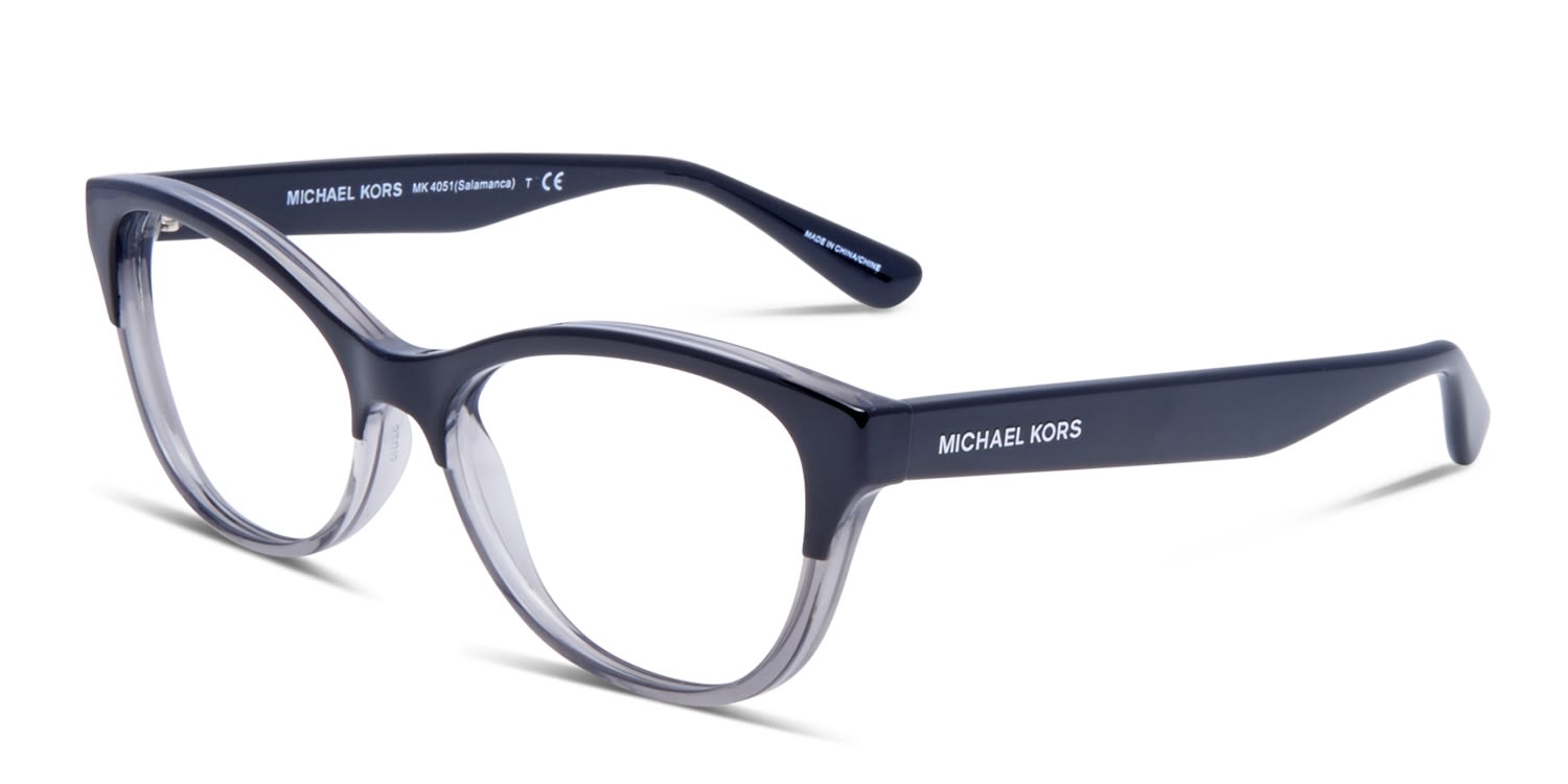 Michael Kors Mk4051 Salamanca Black Clear Prescription Eyeglasses
