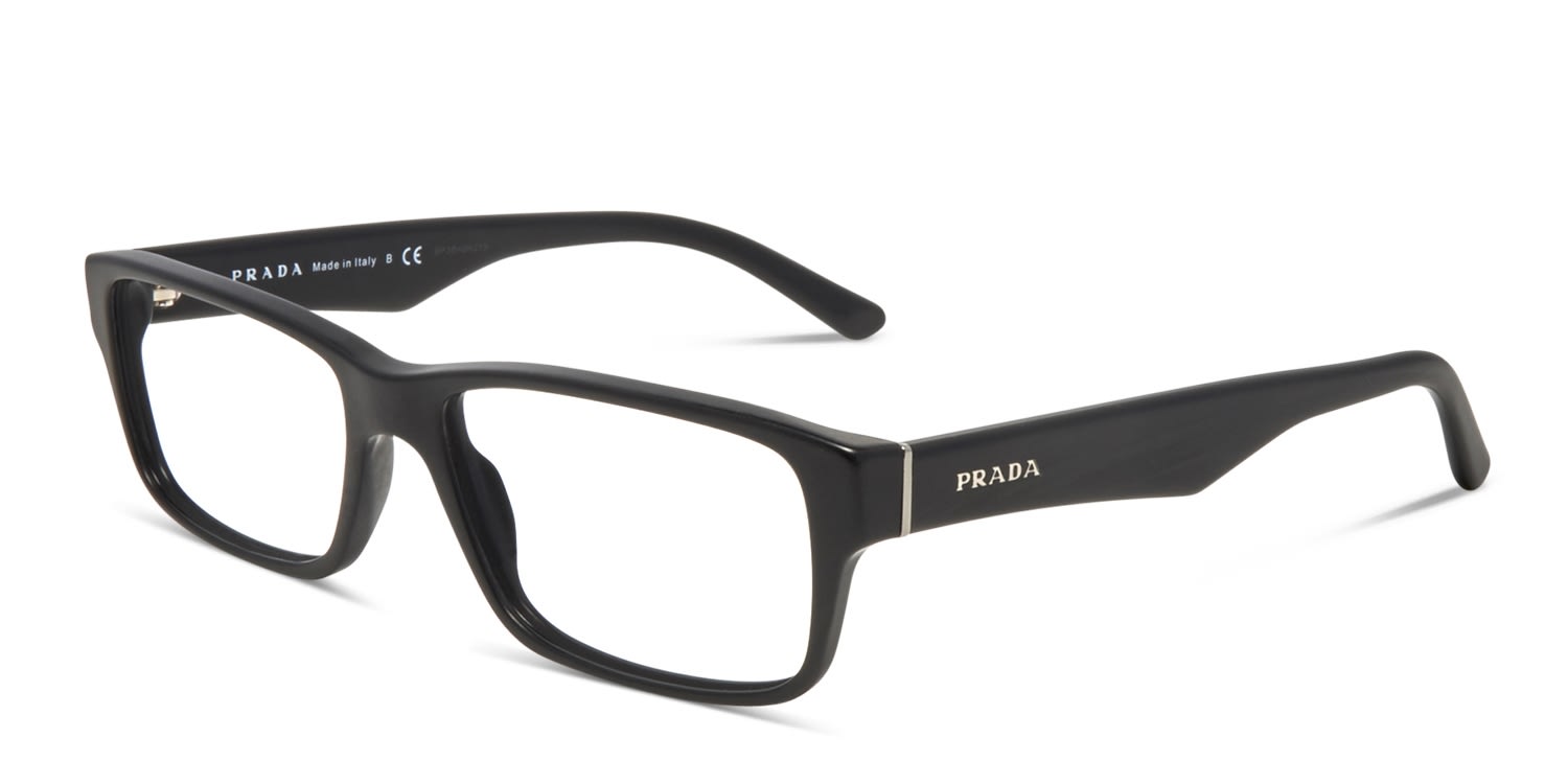 Prada PR 16MV Matte Black Prescription Eyeglasses