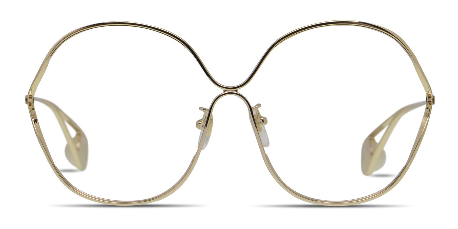 Gucci GG0362S Gold Prescription Eyeglasses