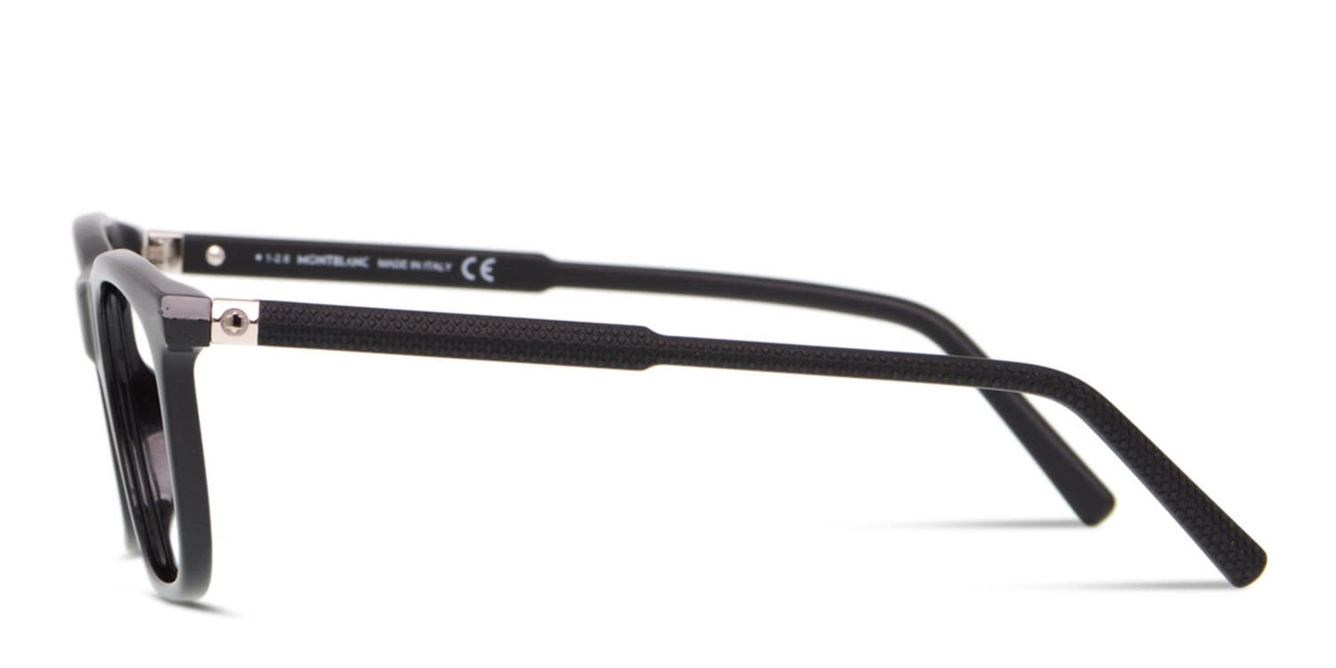 Mont Blanc MB610 Shiny Black Prescription Eyeglasses