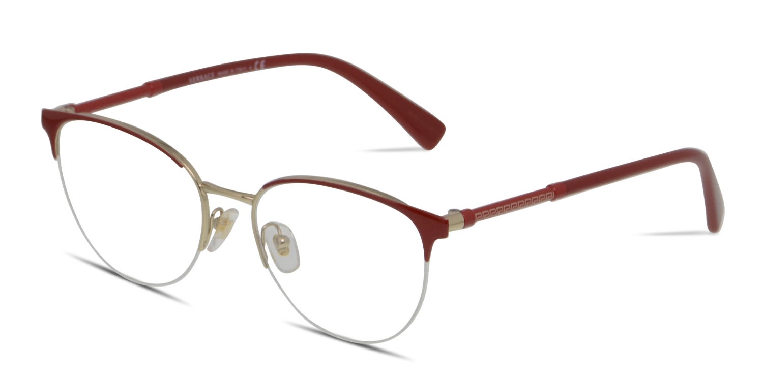 red versace eyeglasses