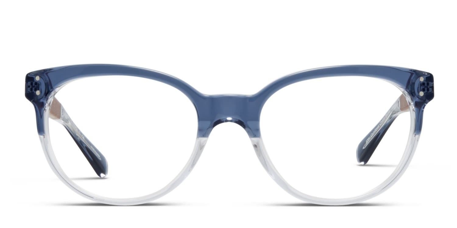 Coach HC6084Q Blue/Clear Prescription Eyeglasses
