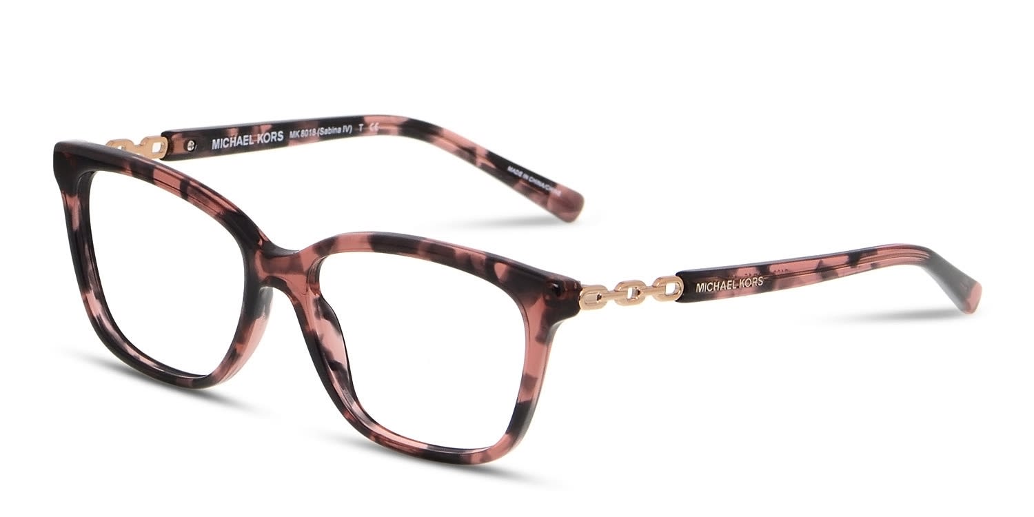 michael kors pink tortoise glasses