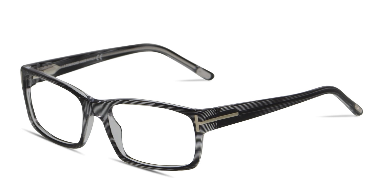 Tom Ford TF5013 Clear Black Prescription Eyeglasses