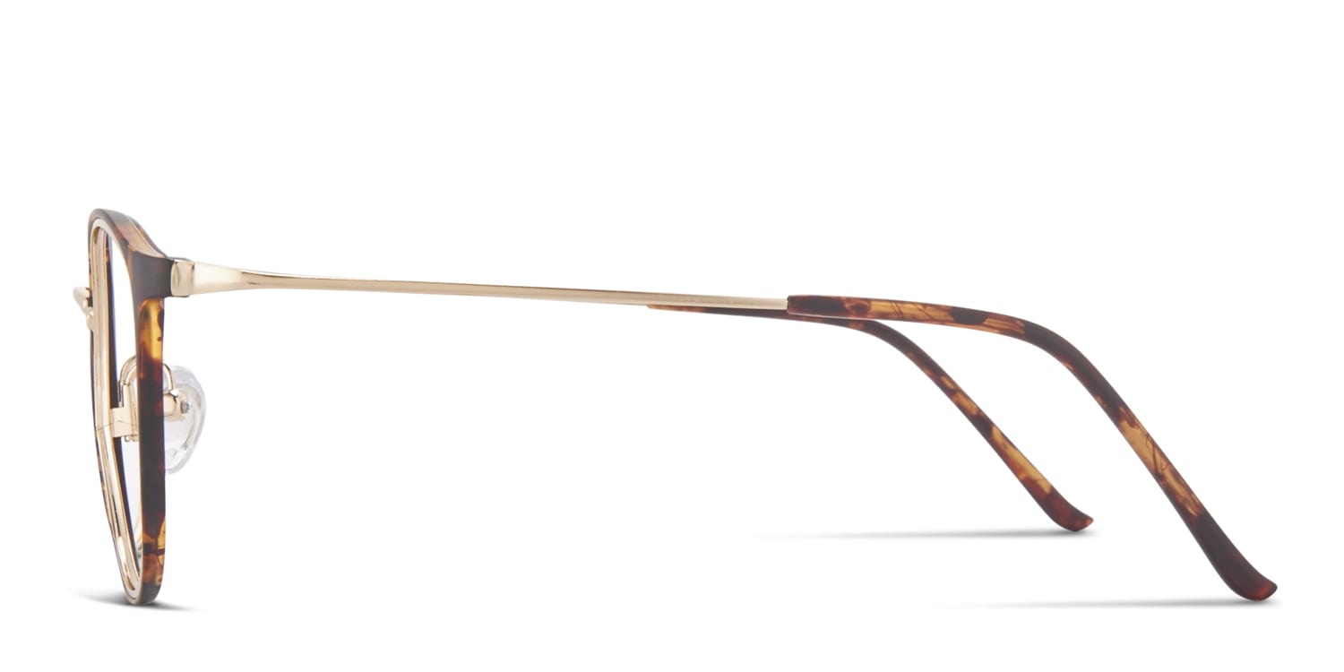 Ottoto Bellona Tortoise w/Gold Prescription eyeglasses