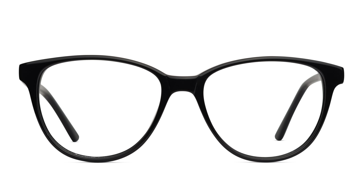 Dallas Black Prescription eyeglasses