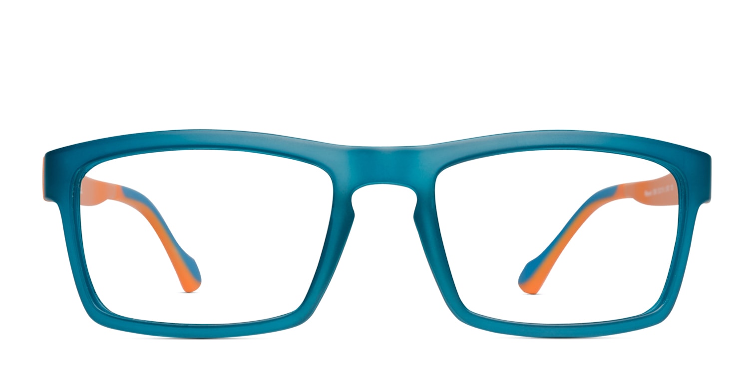 Revel Willow Teal w/Orange Prescription Eyeglasses