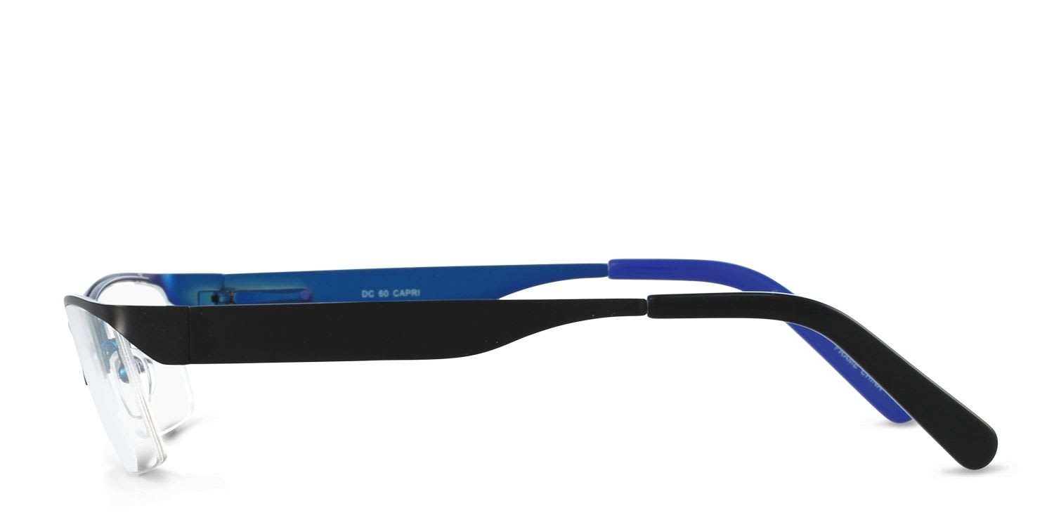 Hero Black w/Blue Prescription Eyeglasses