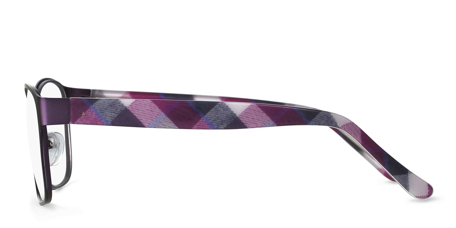 Edith Purple Prescription Eyeglasses