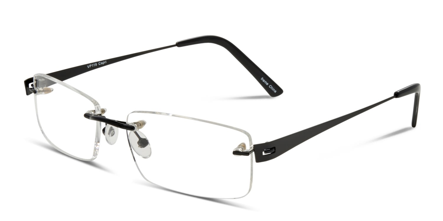 Columbus Black Prescription Eyeglasses