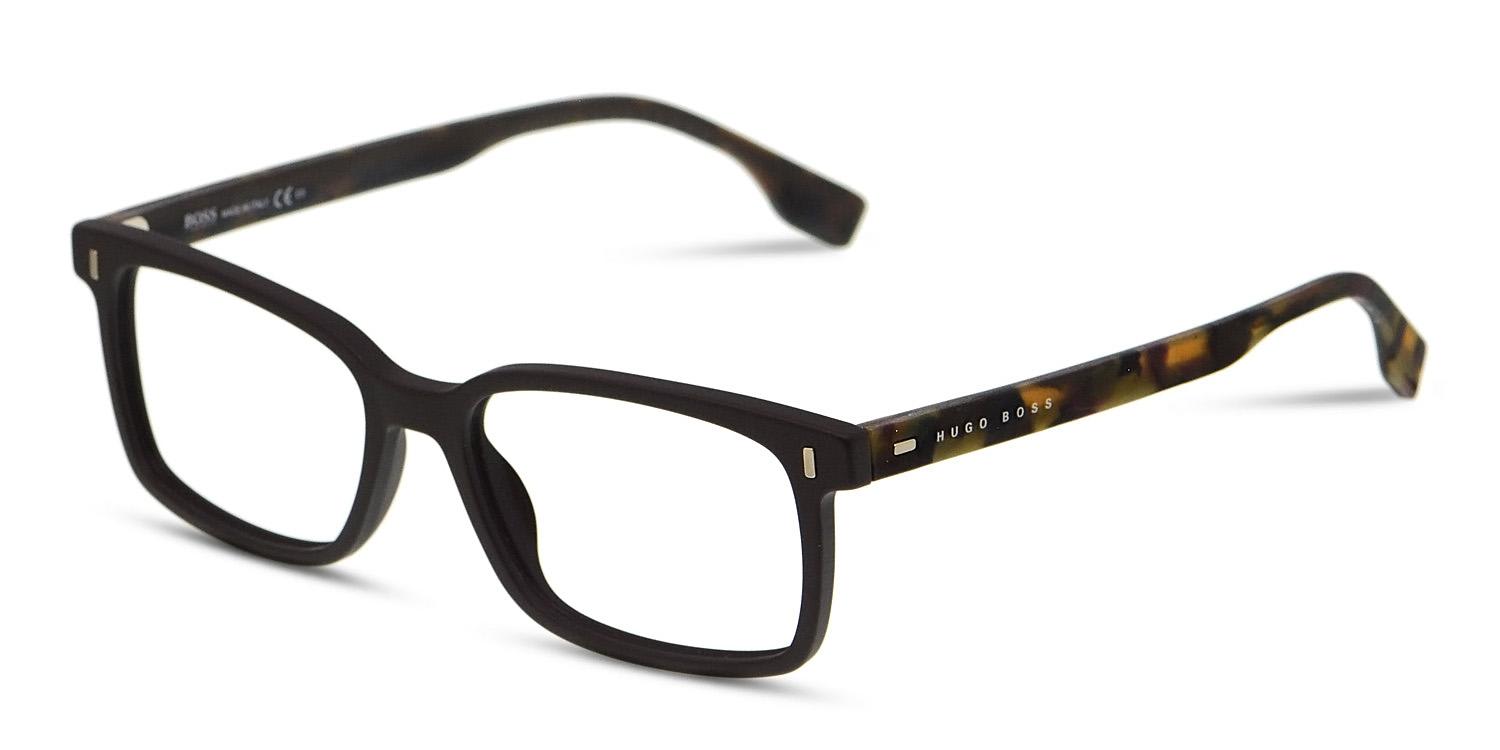Hugo Boss x Boss 0971 Brown/Tortoise Prescription Eyeglasses