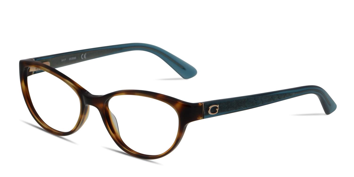 Guess eyeglasses tortoise blue discount