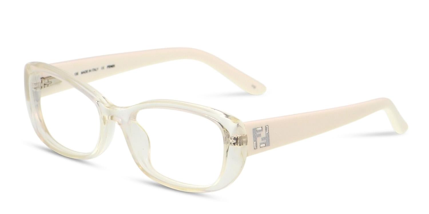 Fendi F956R Clear/White Prescription Eyeglasses