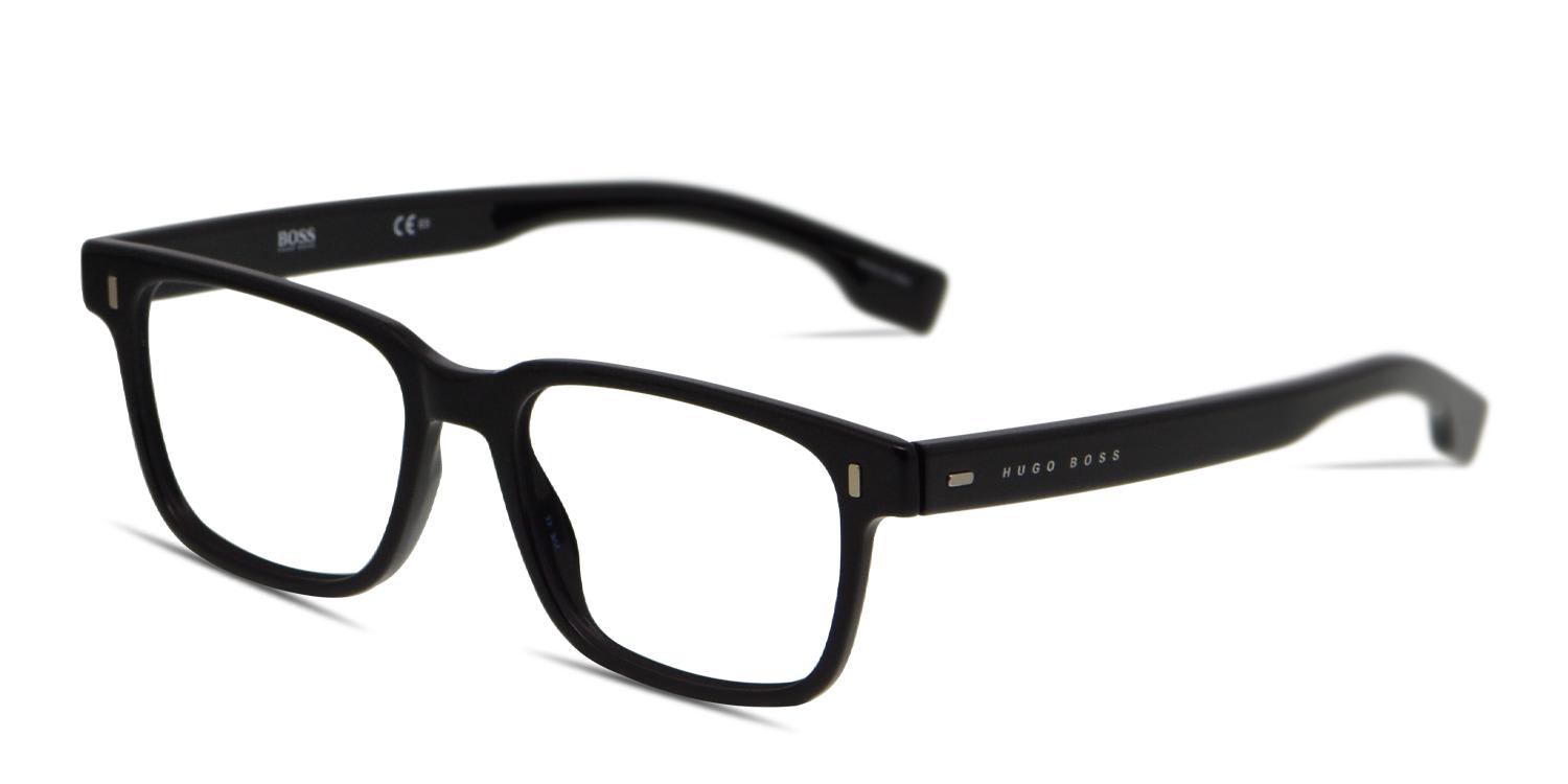 Hugo Boss x Boss 0957 Shiny Black Prescription Eyeglasses