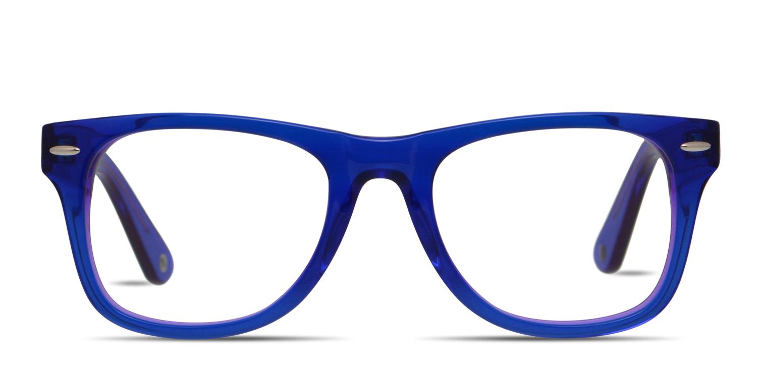 Muse M Classic Blue Purple Multicolor Prescription Eyeglasses