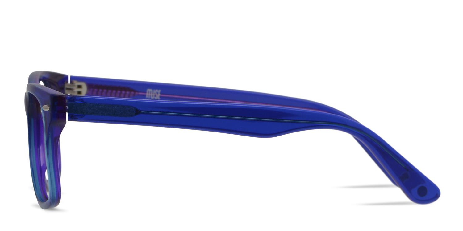 Muse M Classic Blue/Purple/Multicolor Prescription Eyeglasses