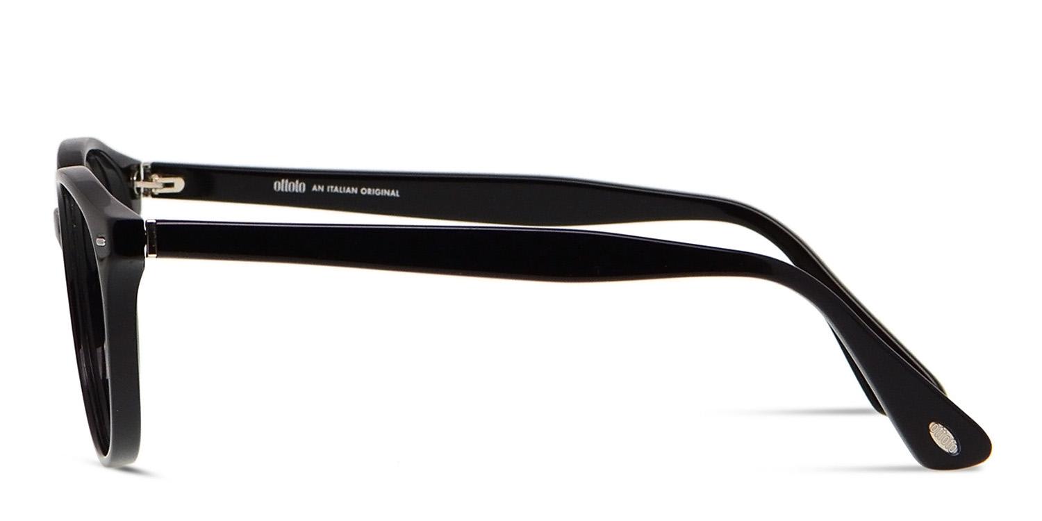 Ottoto Tumbler Shiny Black Prescription Eyeglasses