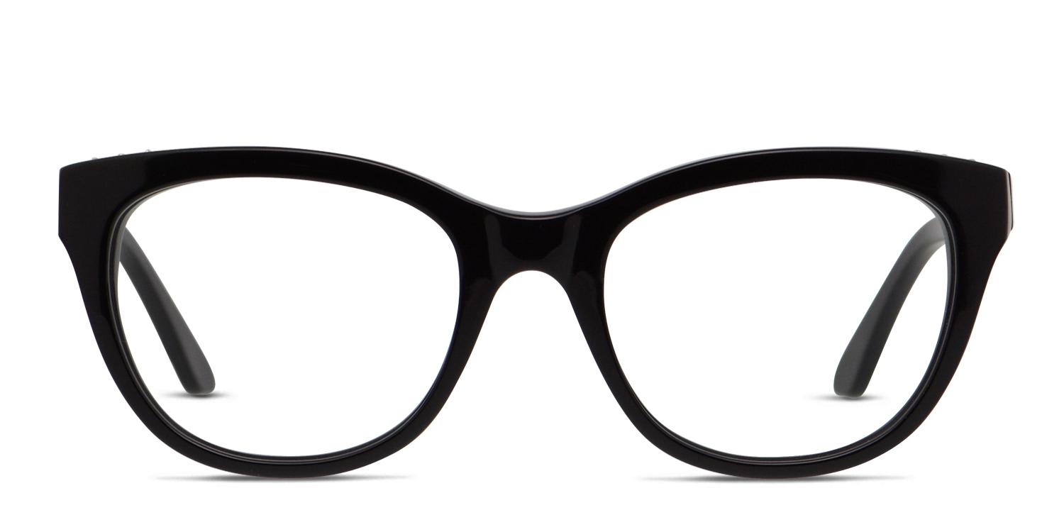 Amelia E. Trinette Shiny Black Prescription Eyeglasses