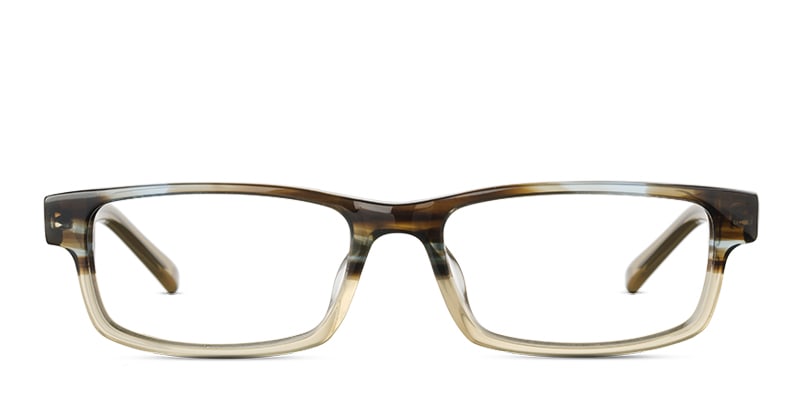 Guess 1750 Gray w/Olive Prescription Eyeglasses