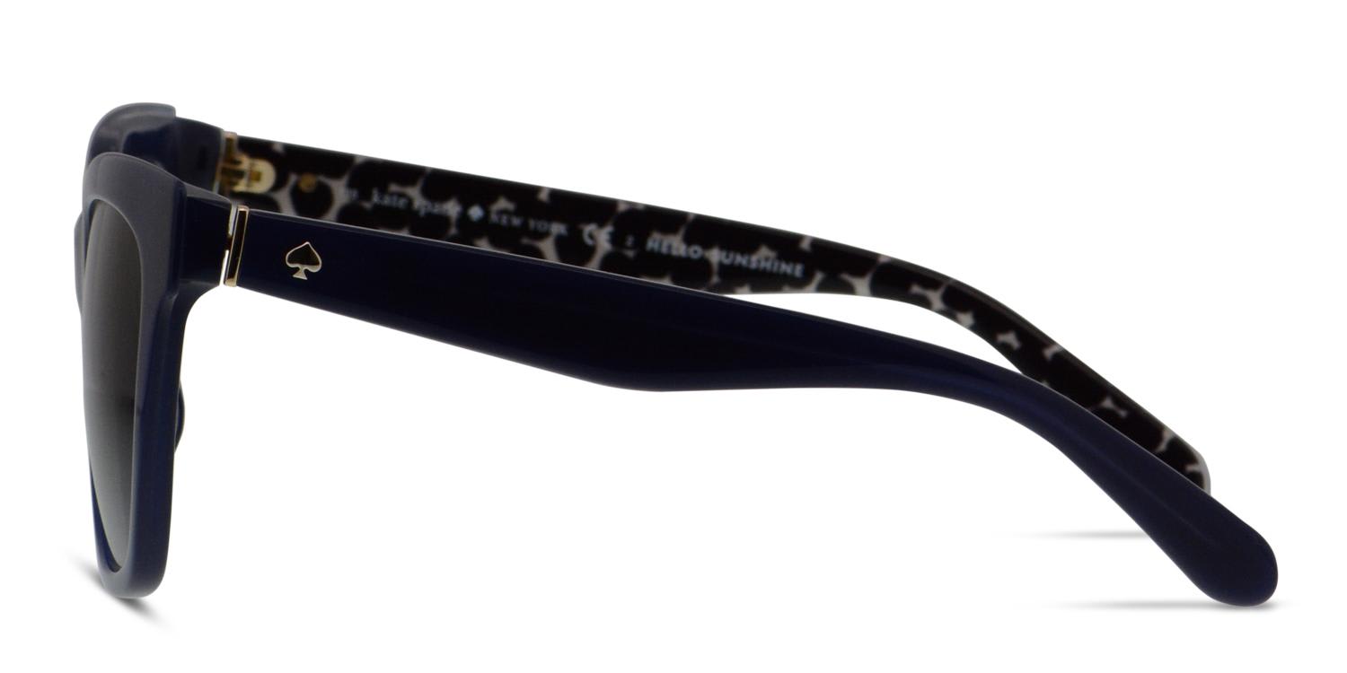 Kate Spade Emmylou/S Blue/Pattern Prescription Sunglasses