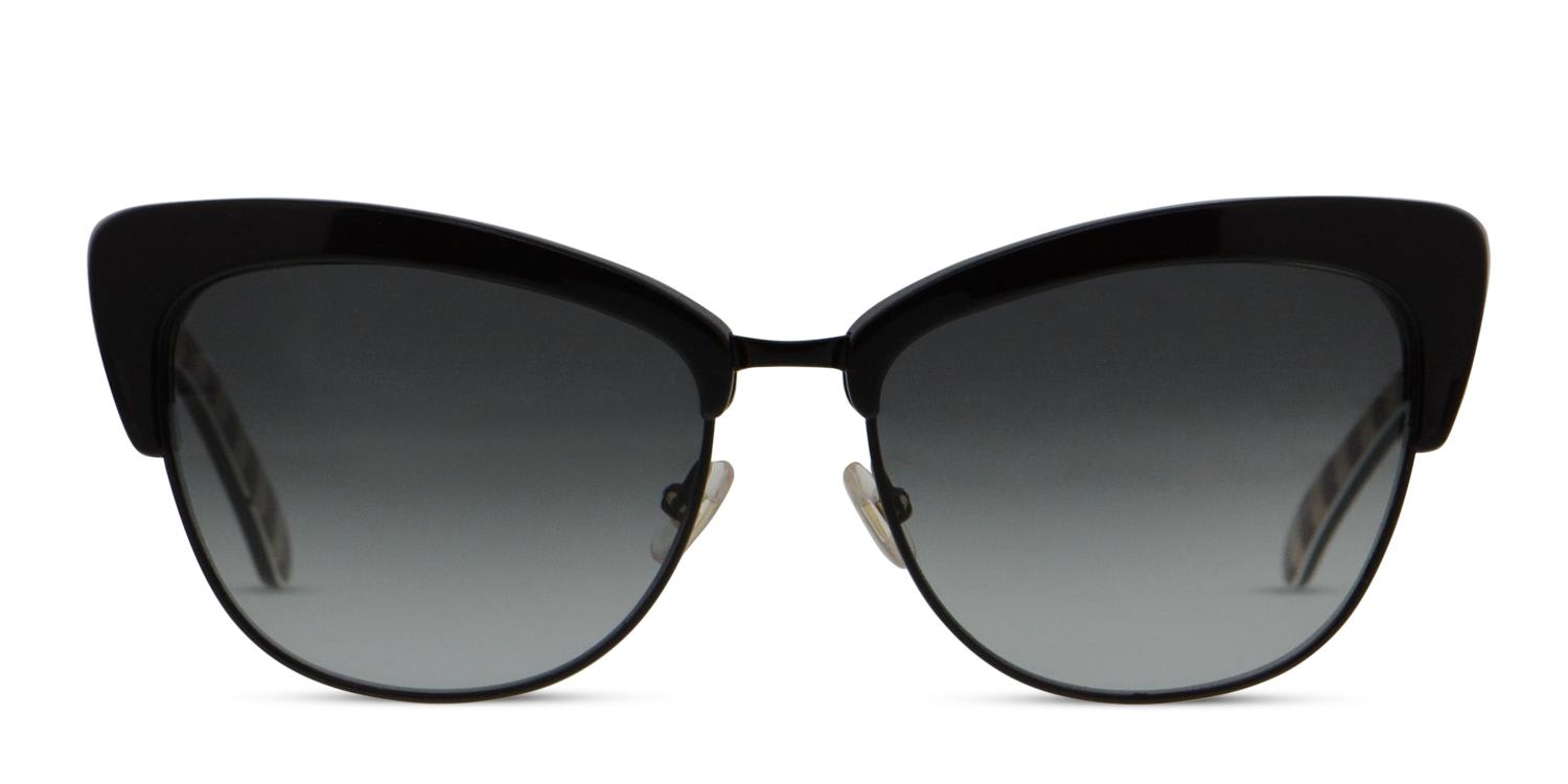 Kate Spade Genette/S Shiny Black Prescription Sunglasses