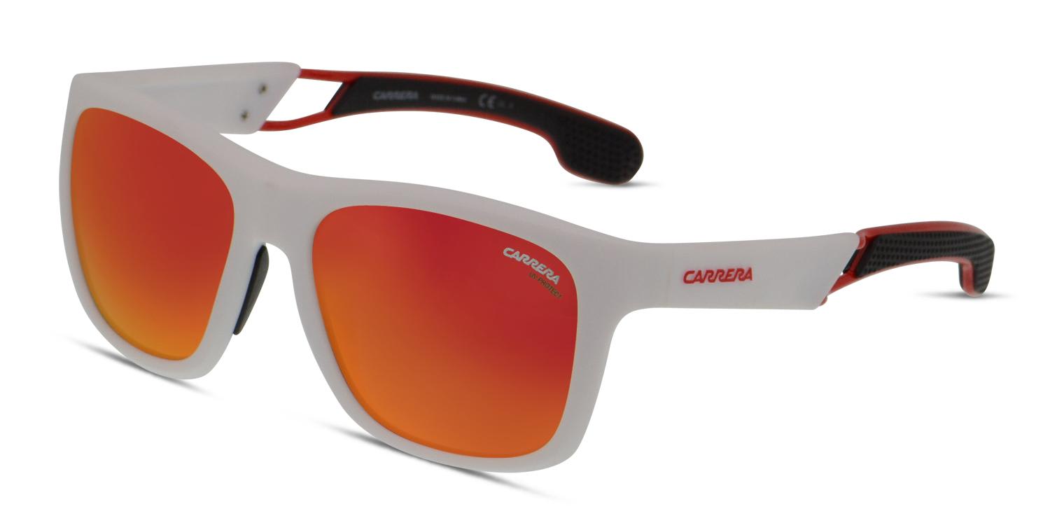 Carrera 4007/S White/Red Prescription Sunglasses