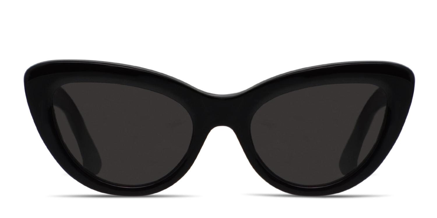Balenciaga BA0129 Shiny Black Prescription Sunglasses