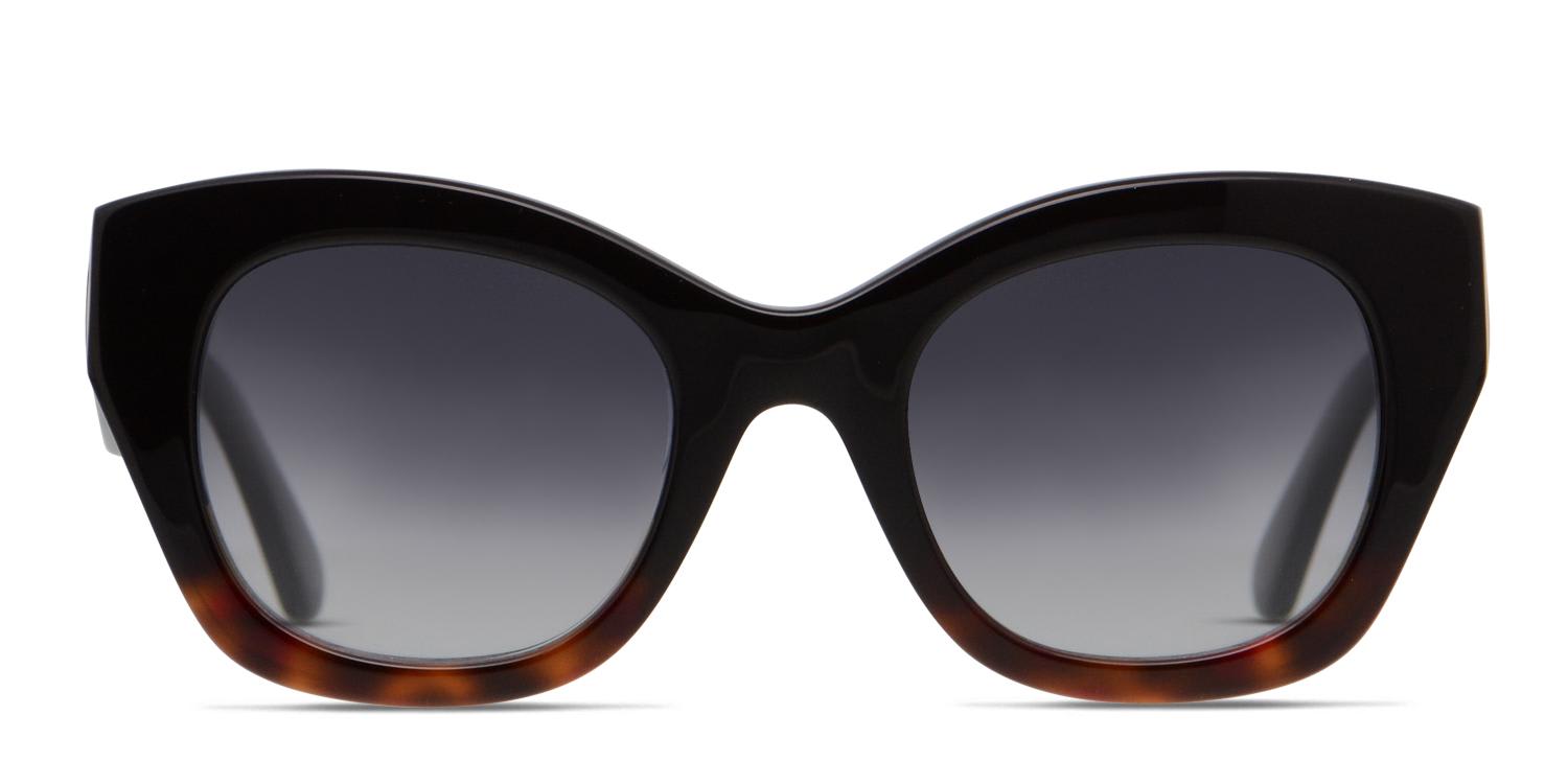 Kate Spade Jalena/S Shiny Black/Tortoise Prescription Sunglasses