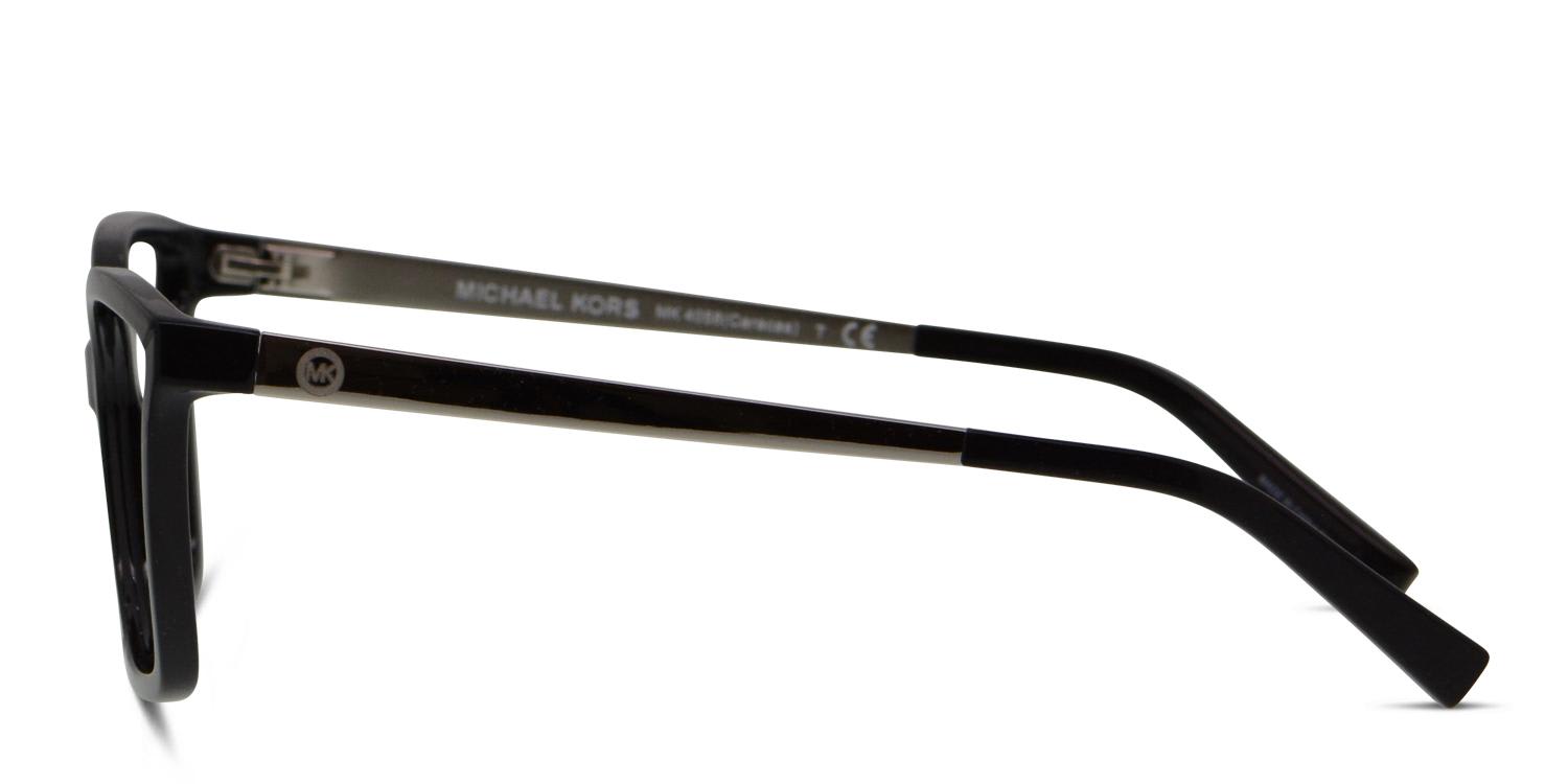 Michael Kors MK4058 Caracas Shiny Black/Silver Prescription Eyeglasses