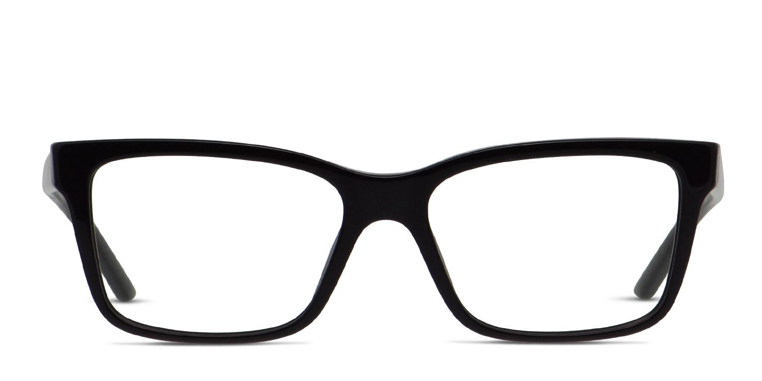 Prada PR 17VV Shiny Black Prescription Eyeglasses
