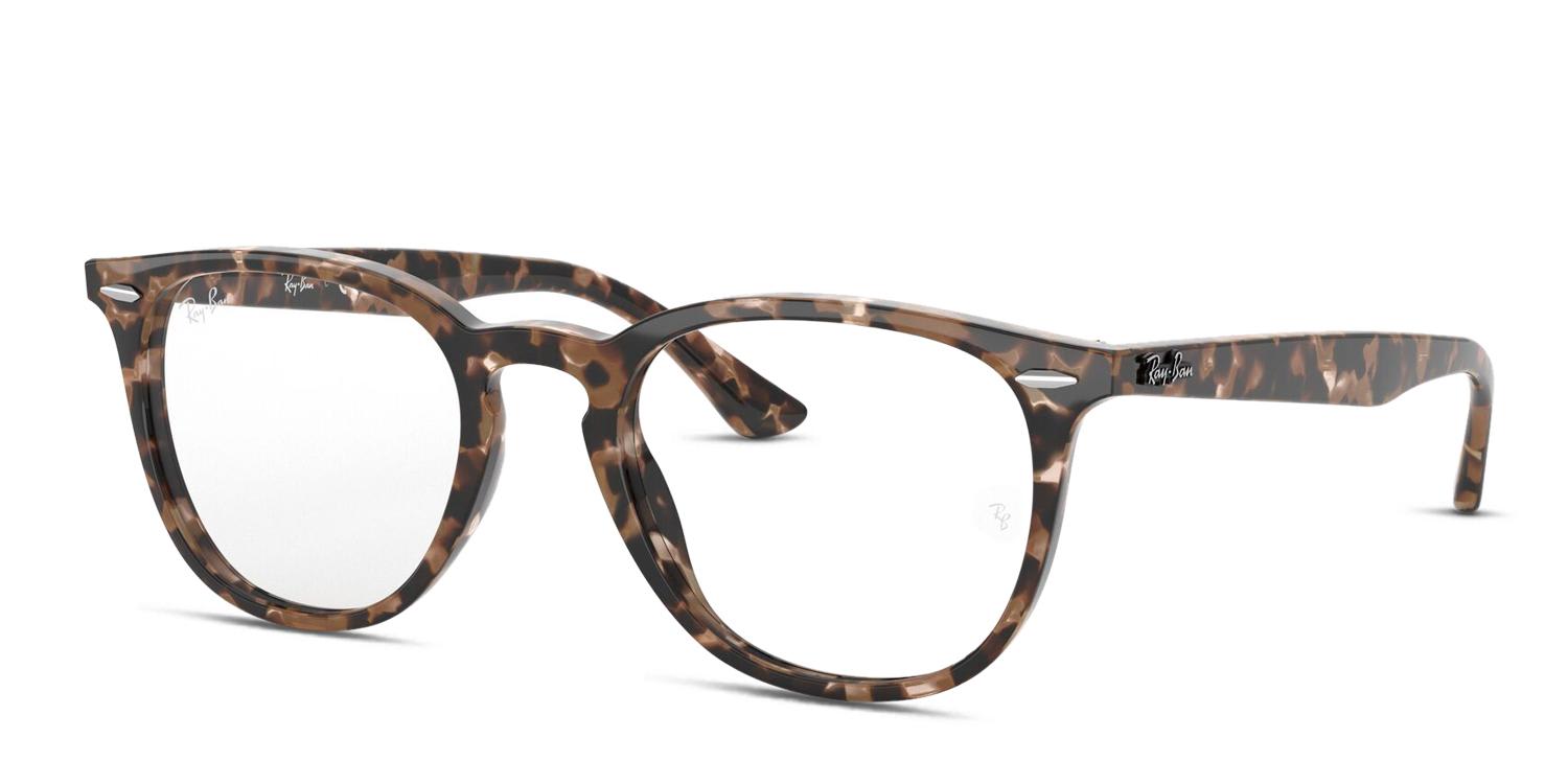 Ray Ban 7159 Brown Neutral Tortoise Prescription Eyeglasses