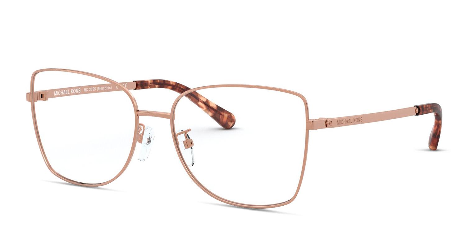 Michael Kors MK3035 Memphis Rose Gold Prescription Eyeglasses
