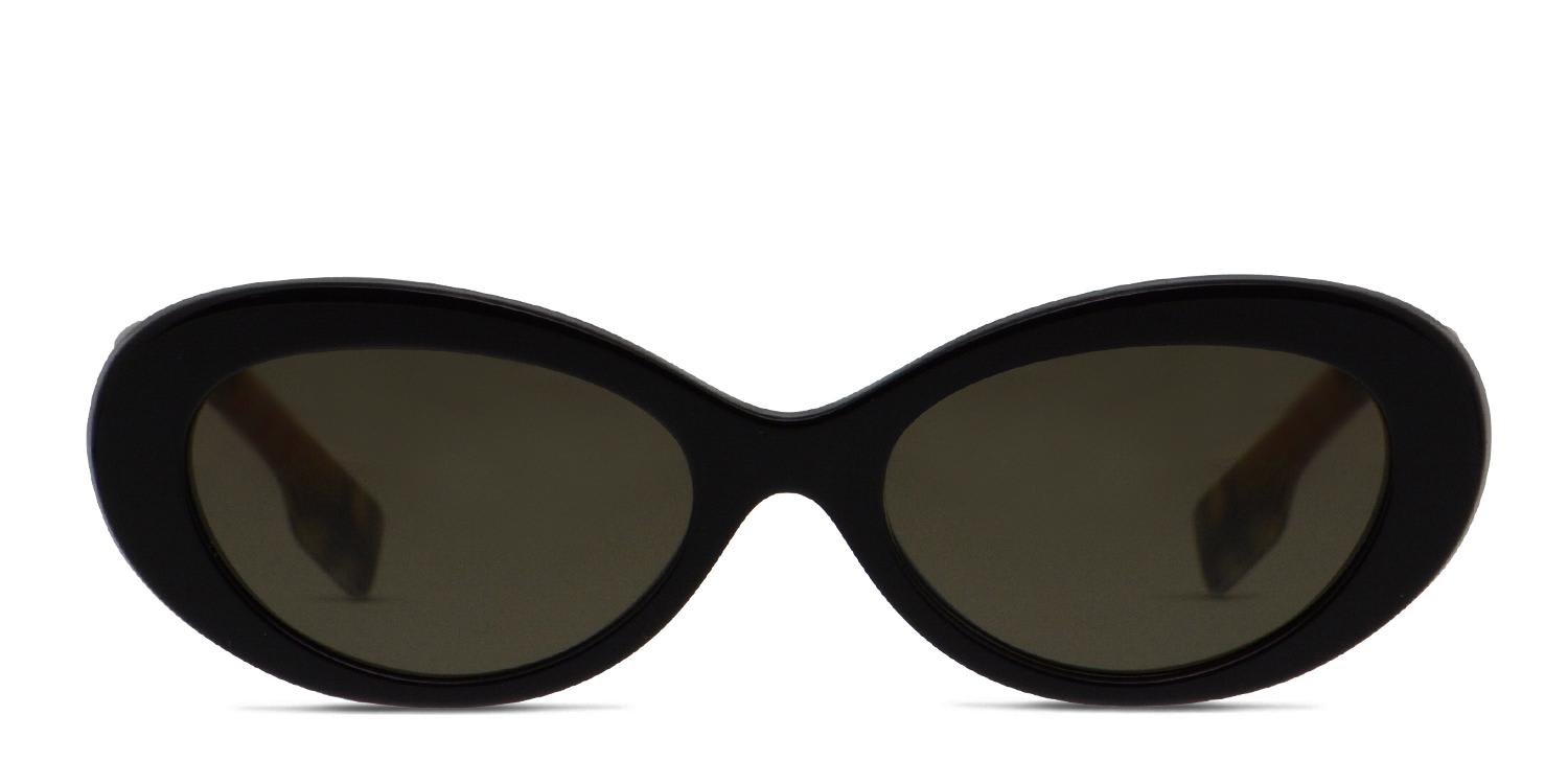 Burberry BE4278 Black/Natura/Pattern Prescription Sunglasses