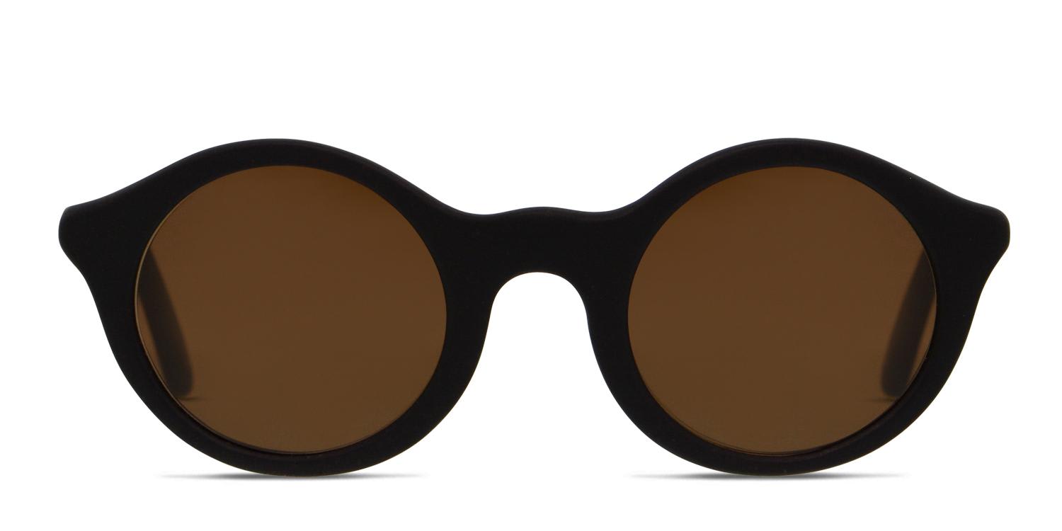 Ochis Round Black/Brown Prescription Sunglasses