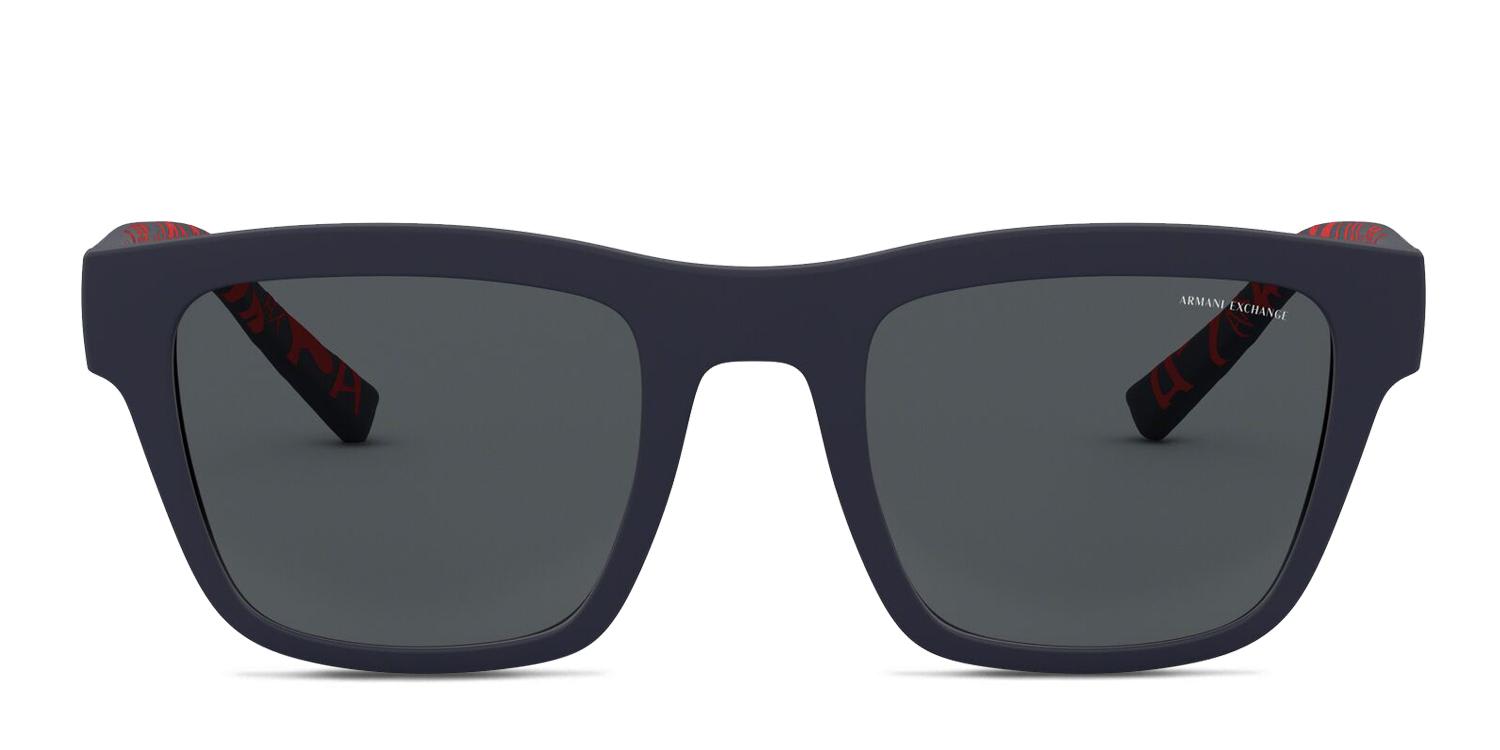 armani exchange blue sunglasses