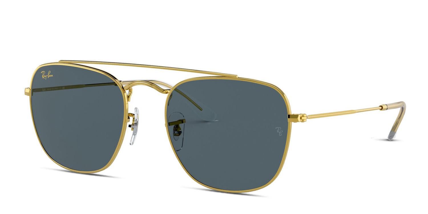 Ray-Ban 3557 Gold/Blue Prescription Sunglasses