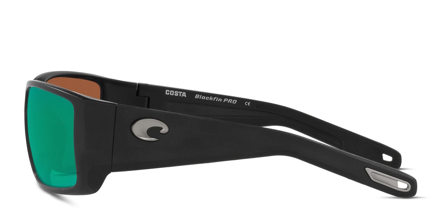 Costa Del Mar Blackfin Pro Black/Green Prescription Sunglasses
