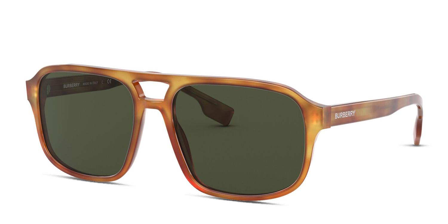 Burberry BE4320 Francis Tortoise/Yellow Prescription Sunglasses