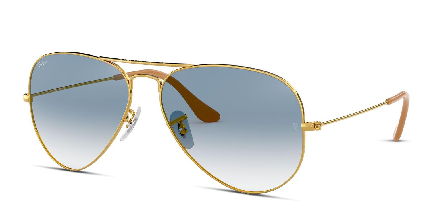 Ray-Ban RB3025 Gold/Blue/Neutral Sunglasses