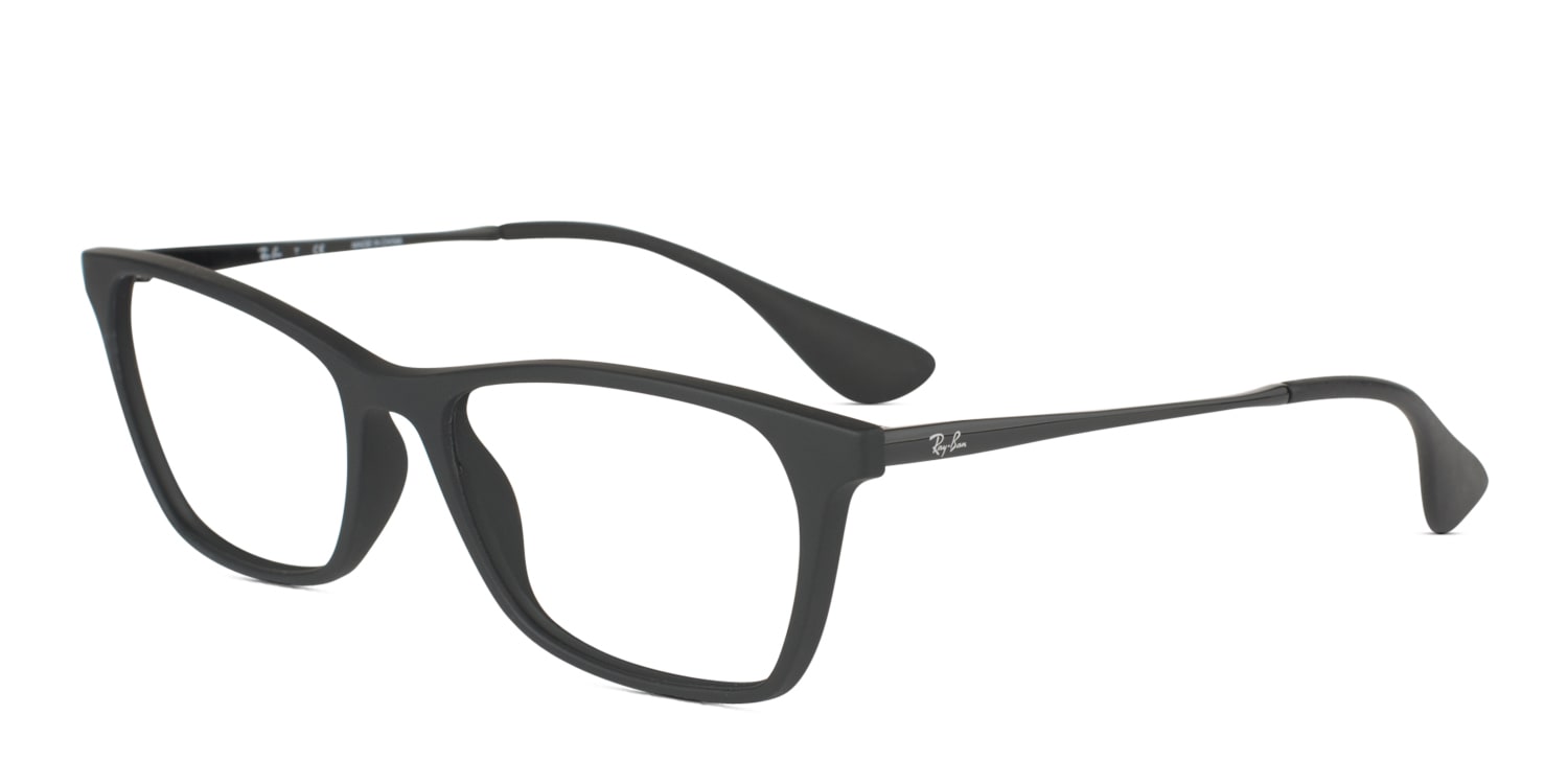 RayBan 7053 Black Prescription Eyeglasses