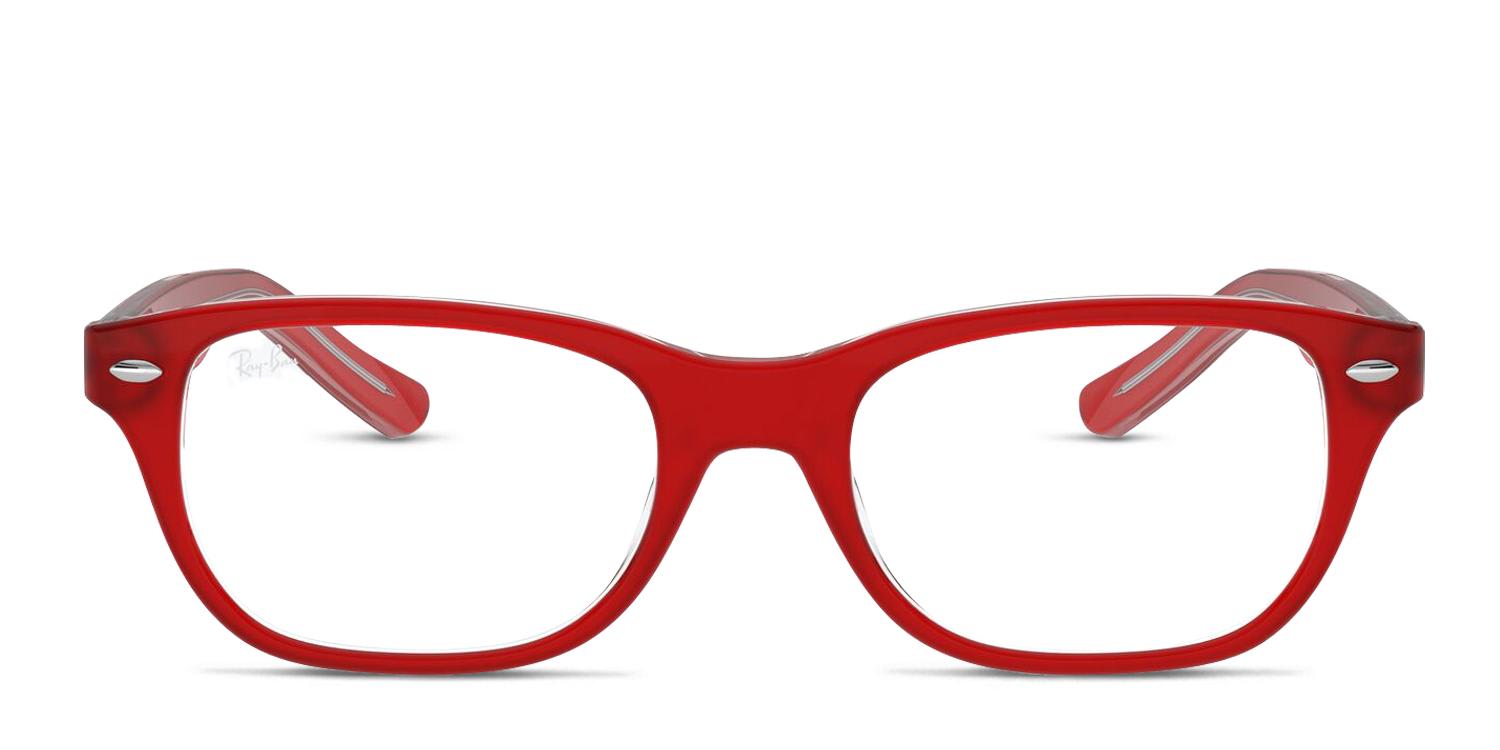 RayBan RY1555 Kids Red/Clear Prescription Eyeglasses