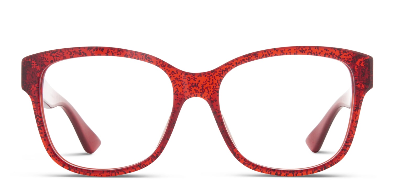 gucci clear glitter glasses