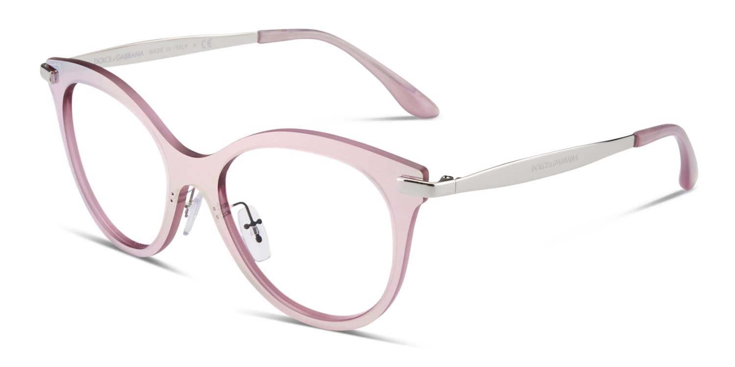 dolce and gabbana pink glasses frames