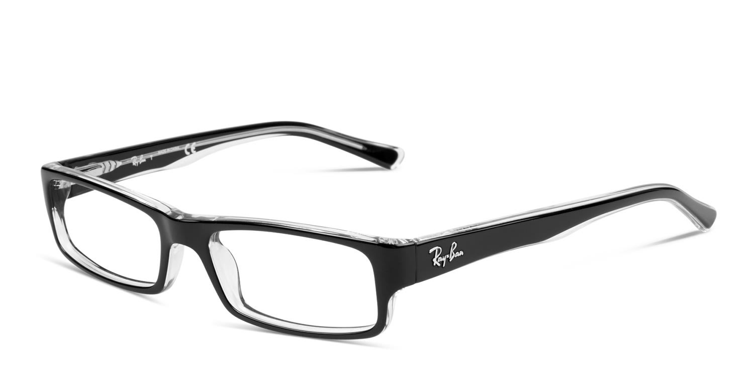 Ray-Ban 5246 Shiny Black Prescription Eyeglasses