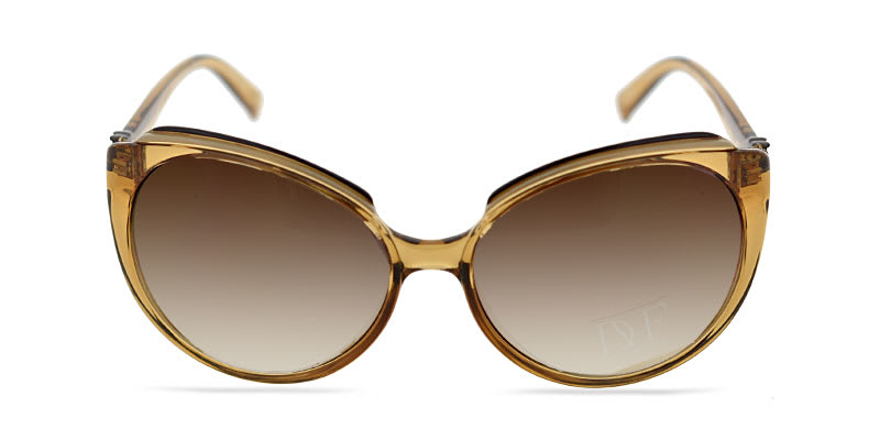 Diane Von Furstenberg DVF525S Clear Brown Sunglasses