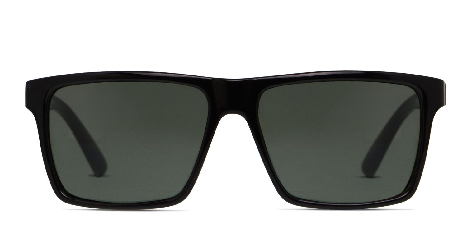 Freeze-Out Shiny Black Prescription Sunglasses