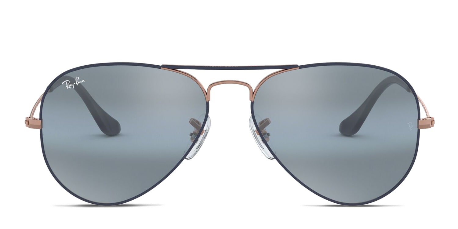 Ray Ban 3025 Blue Brown Gray Prescription Sunglasses Ray Ban 3025 Blue Brown Gray Prescription Sunglasses